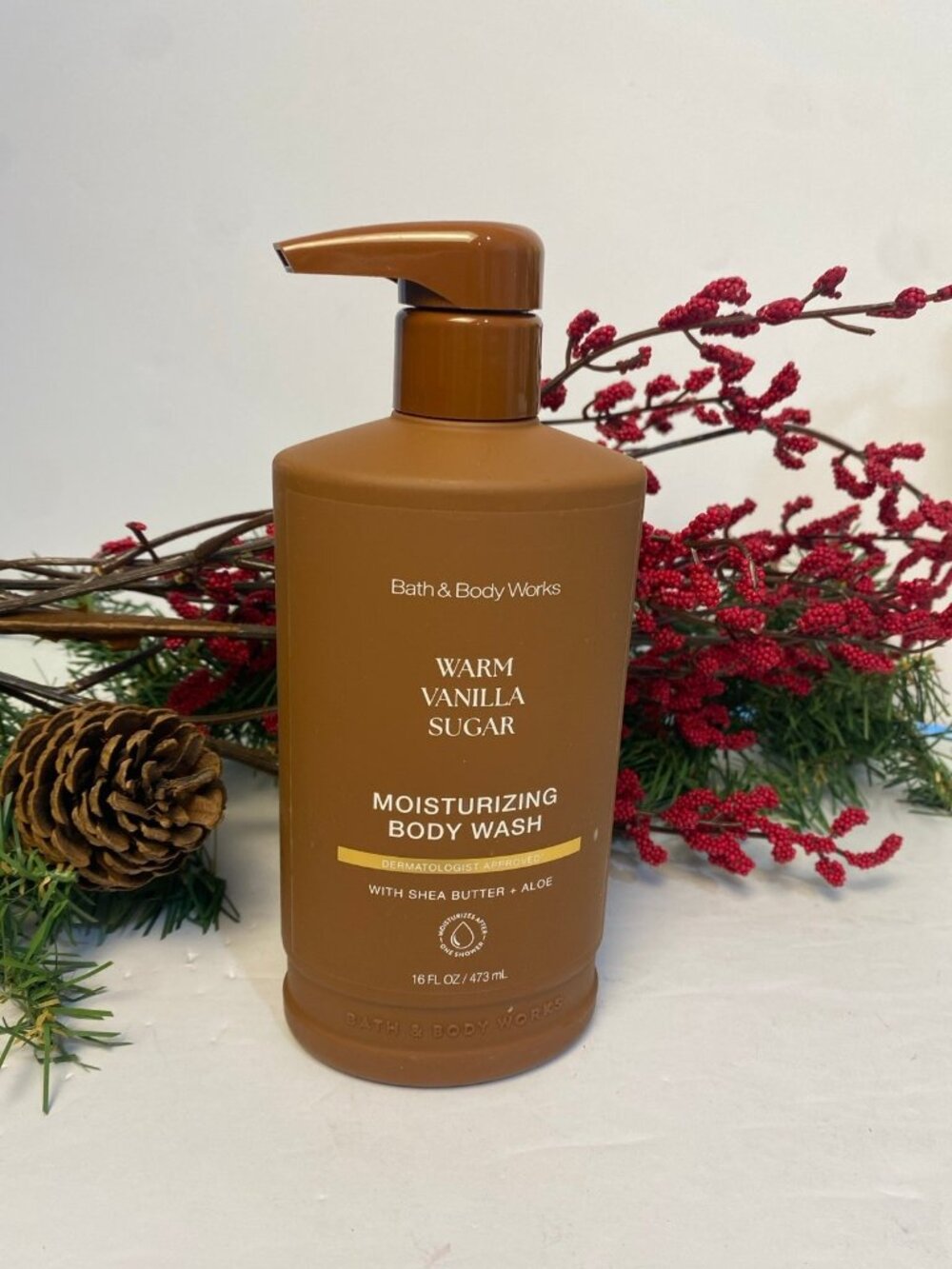 Warm Vanilla Sugar Bath & Body Works New Moisturizing Body Wash 16 oz